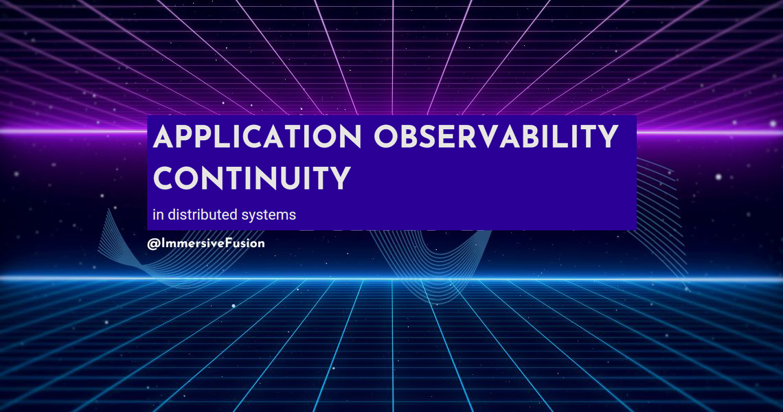 Observability continuity in distributed systems