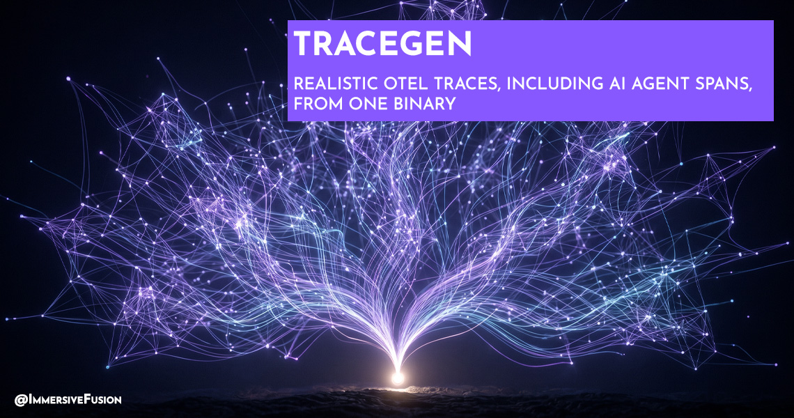 TraceGen: Realistic OpenTelemetry Traces, Including AI Agent Spans, from a Single Binary